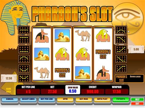 pharaohs free slot games|Slots .